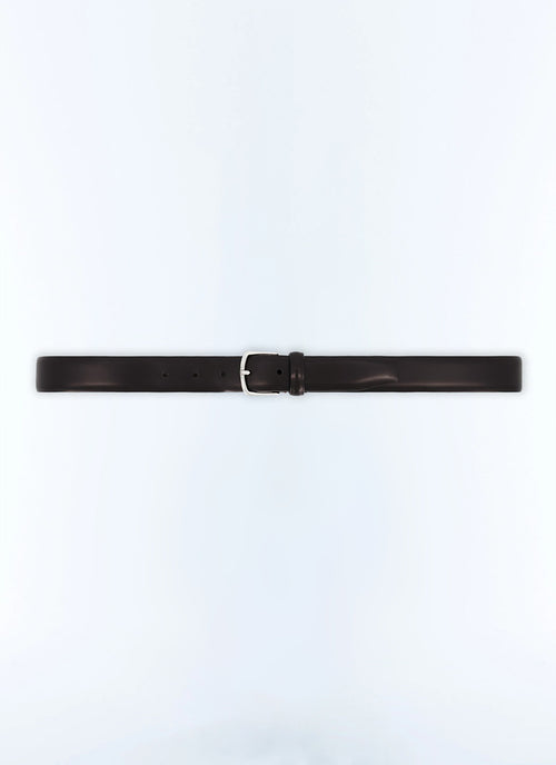 Ceinture en cuir marron Cuir lisse marron