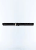 Ceinture en cuir noir Cuir lisse noir