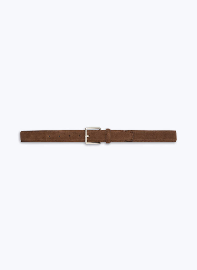 Ceinture en daim Marron
