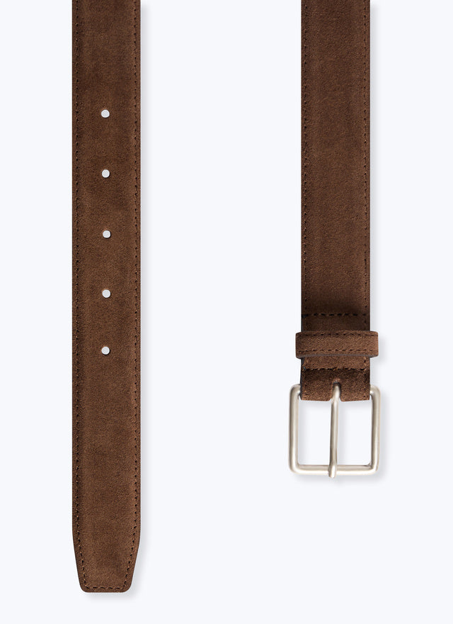 Ceinture en daim Marron