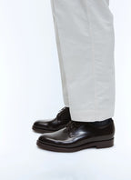 Derby en cuir marron Marron