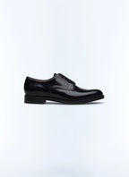 Derby en cuir noir Noir