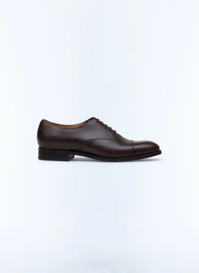 Richelieu en cuir marron Marron