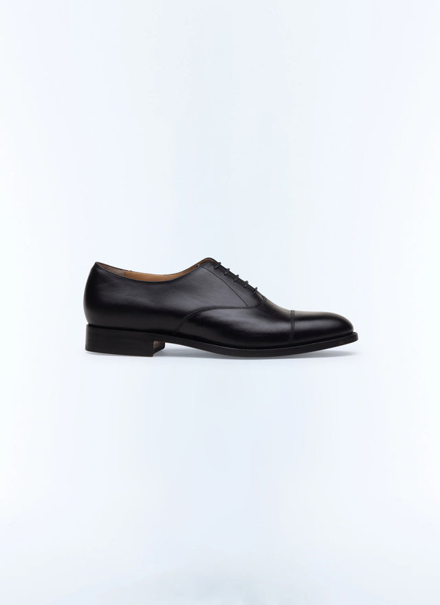 Richelieu en cuir noir Noir