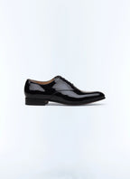 Richelieu en cuir verni noir Noir