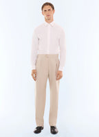 Chemise en popeline de coton Blanc