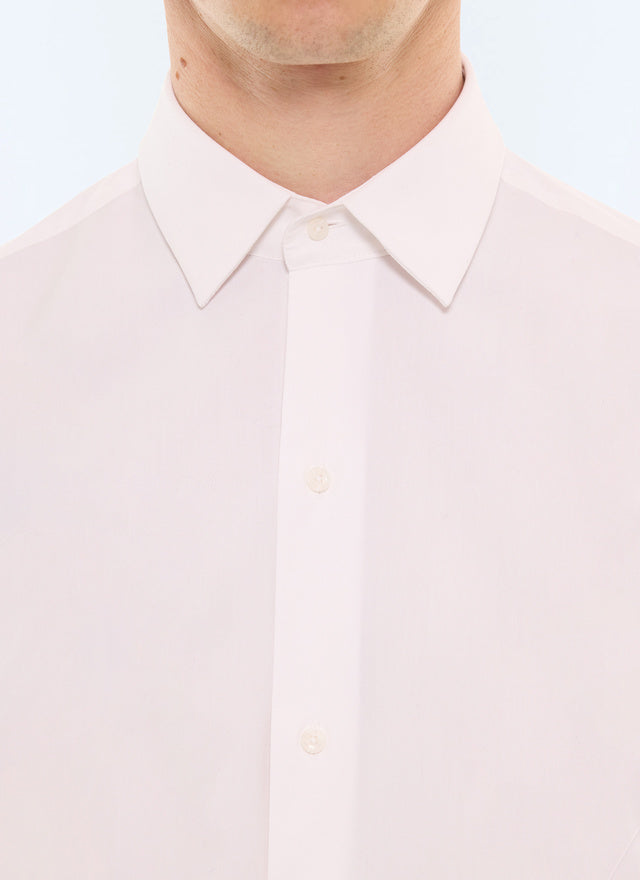 Chemise en popeline de coton Blanc