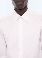 Chemise en twill de coton Blanc