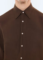 Chemise en viscose Brun