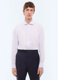 Chemise en coton à micro dessin Ciel