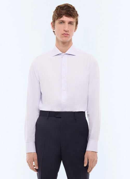 Chemise en coton à micro dessin Ciel