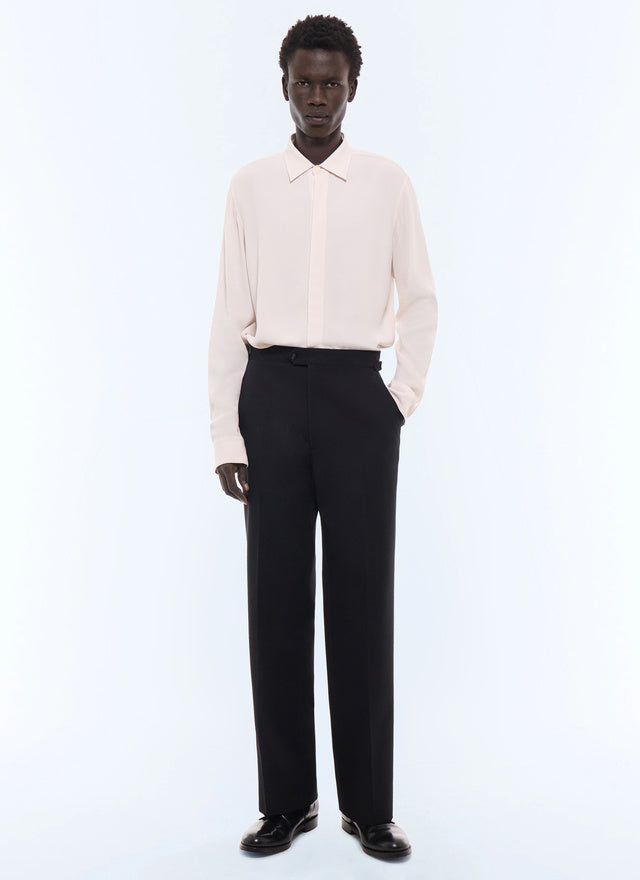 Chemise en crêpe de viscose ECRU