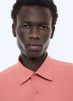 Chemise en twill de coton Vieux rose