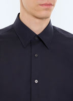 Chemise en twill de coton Marine