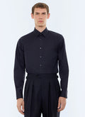 Chemise en twill de coton Marine