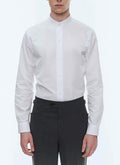 Chemise blanche en popeline de coton Blanc