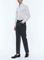 Chemise blanche en popeline de coton Blanc