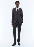 Costume en laine fresco Acier