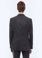 Costume en flanelle Anthracite