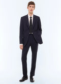 Costume en laine fresco Marine