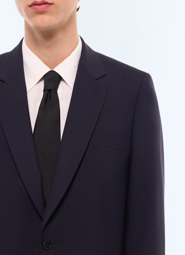 Costume en laine fresco Marine