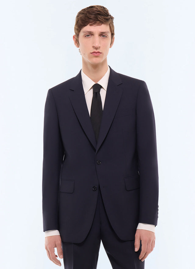 Costume en laine fresco Marine