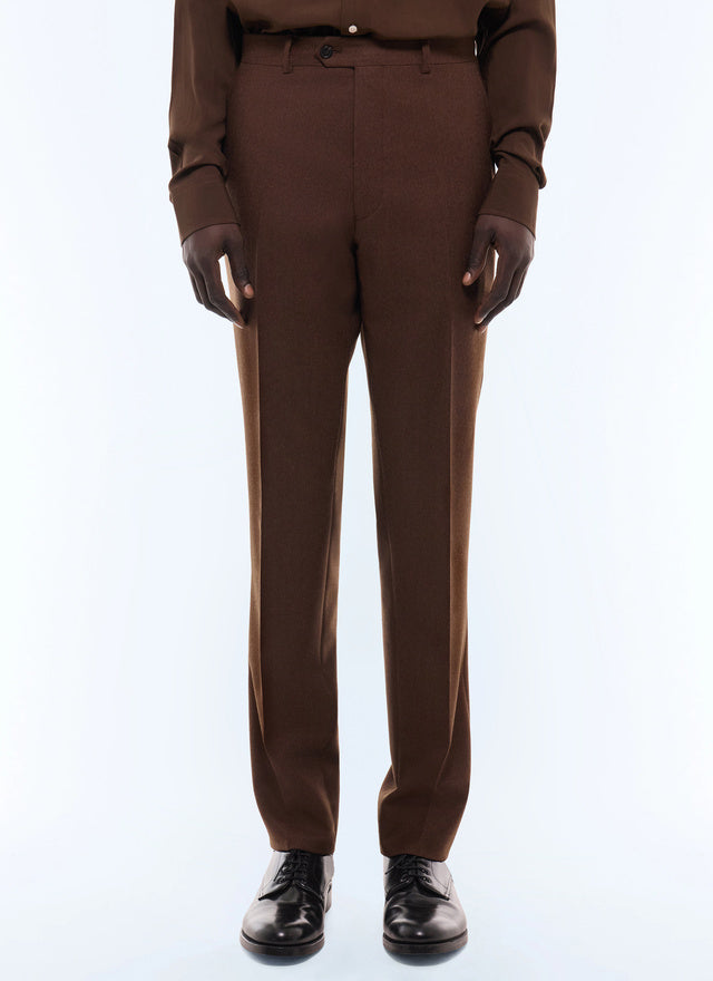 Costume en flanelle Marron