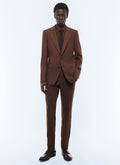 Costume en flanelle Marron