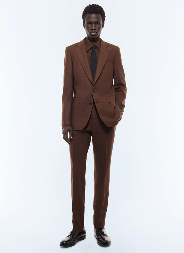Costume en flanelle Marron