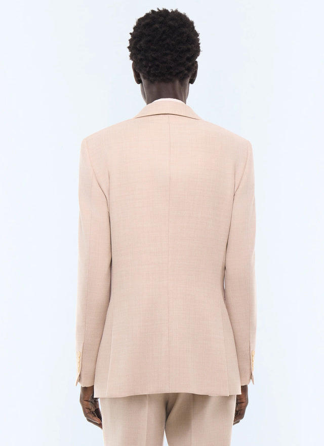 Costume en flanelle Naturel