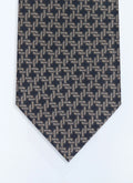 Cravate en jacquard de soie à motif Marine