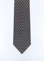 Cravate en jacquard de soie à motif Marine