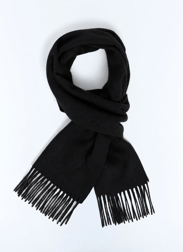 Écharpe en laine et cachemire Noir