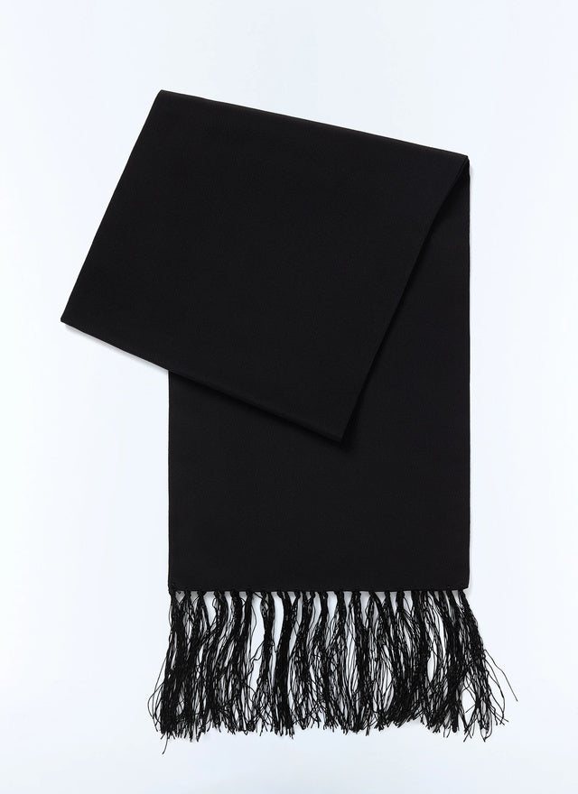 Écharpe en soie Noir