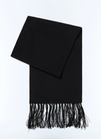 Écharpe en soie Noir