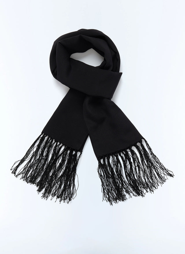Écharpe en soie Noir