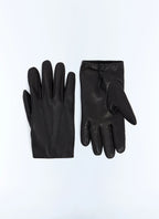 Gants en cuir d’agneau Noir