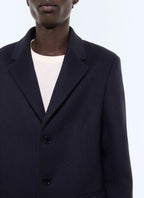 Manteau en drap de laine et cachemire Carbone