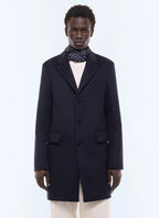Manteau en drap de laine et cachemire Carbone