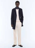 Manteau en drap de laine et cachemire Carbone