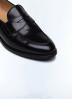 Mocassins en cuir noir Noir