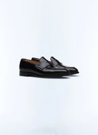 Mocassins en cuir noir Noir