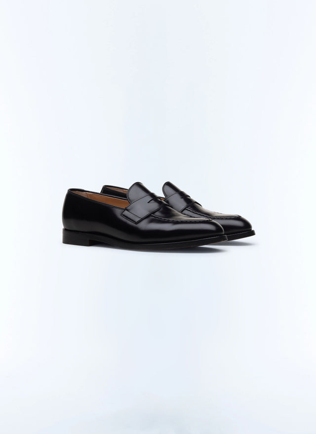 Mocassins en cuir noir Noir