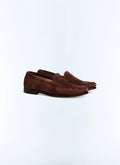 Mocassins en cuir de vachette Marron