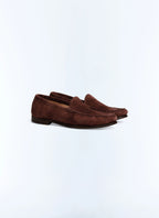 Mocassins en cuir de vachette Marron