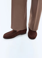 Mocassins en cuir de vachette Marron