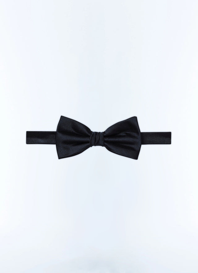 Nœud papillon en satin Bleu marine
