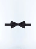 Nœud papillon en satin Noir