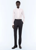 Pantalon de costume en laine fresco Acier