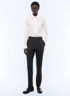 Pantalon de costume en laine fresco Acier